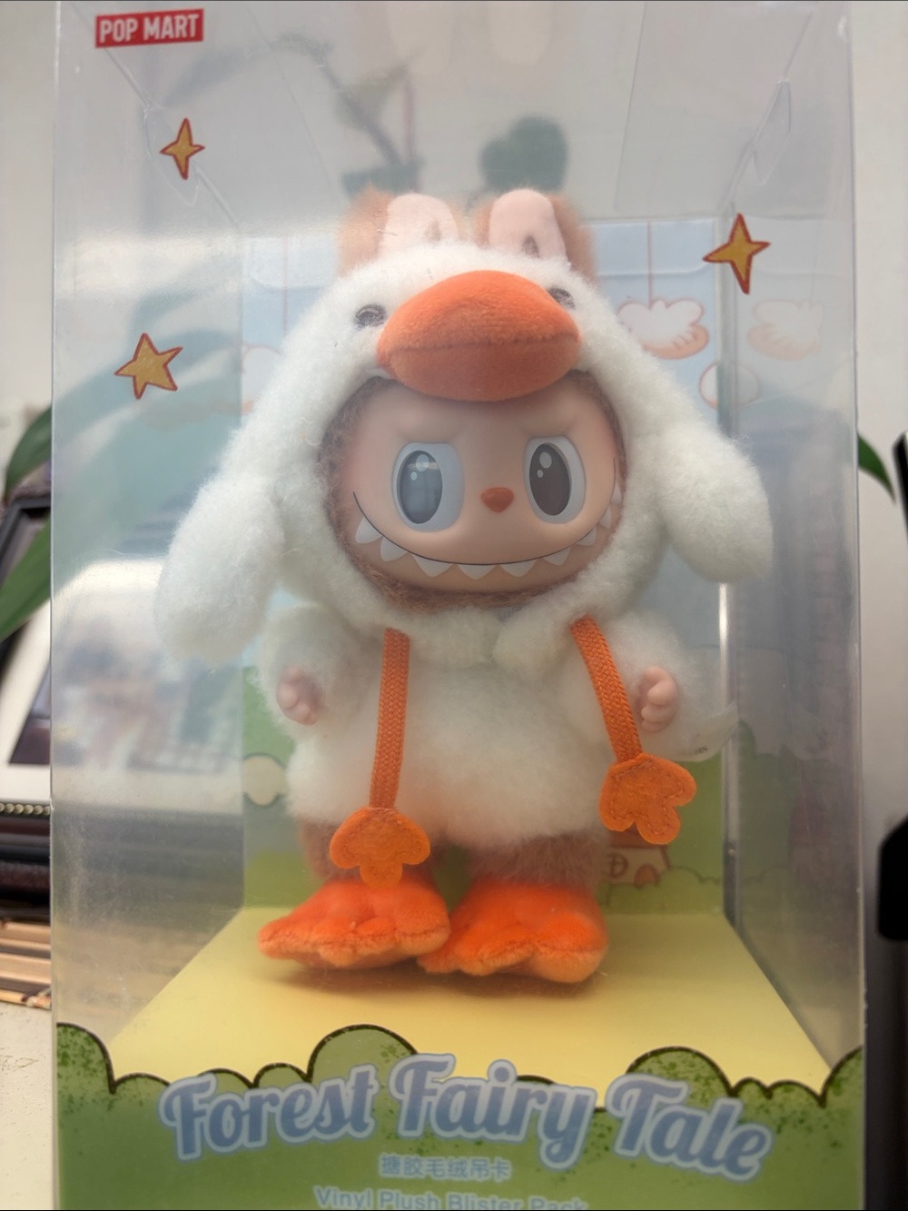 POP MART Forest Fairy Tale Plush Toy - White and Orange